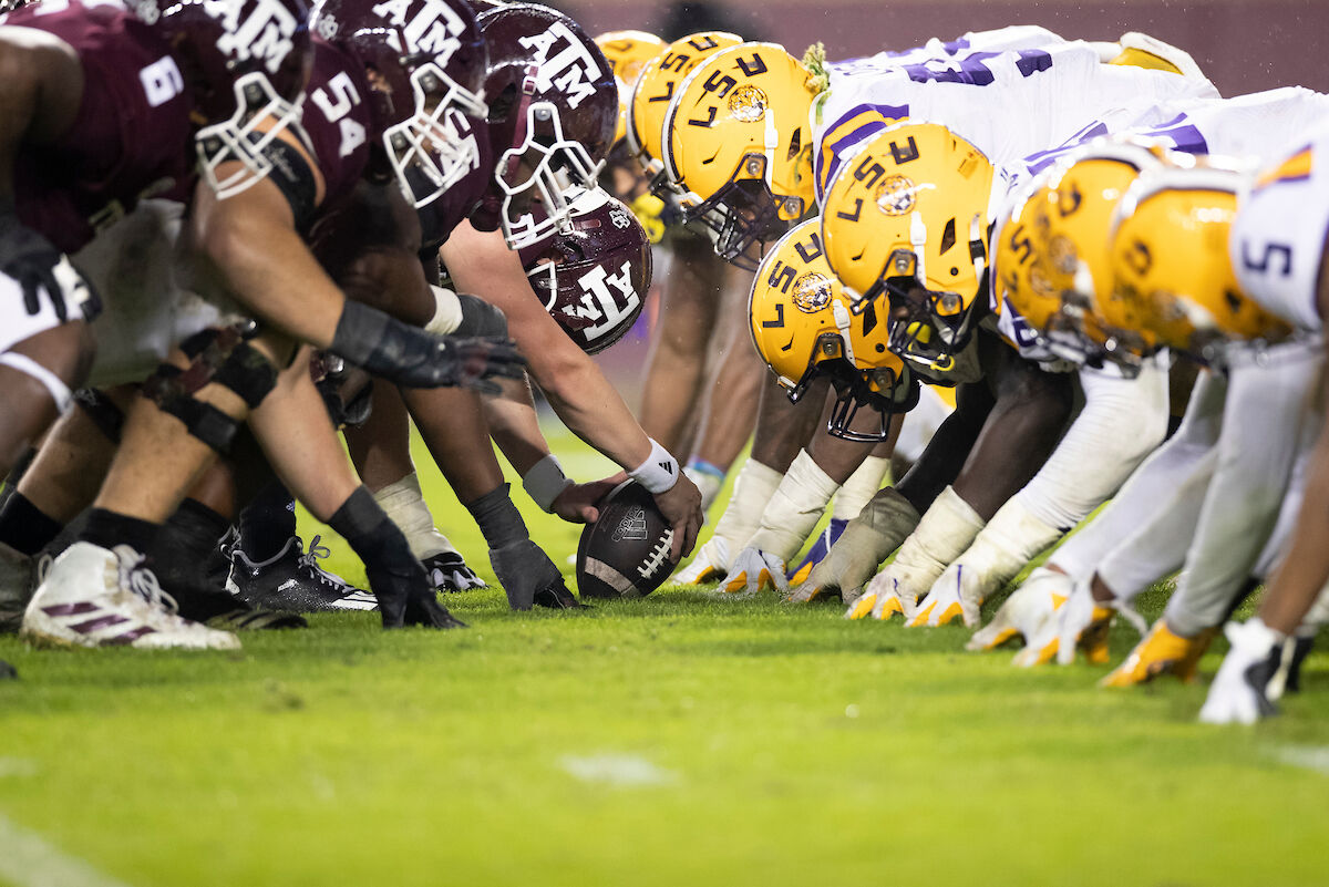 COLLEGE STATION, TX - 20201128 - Texas A&M Aggies Football vs. LSU Tigers